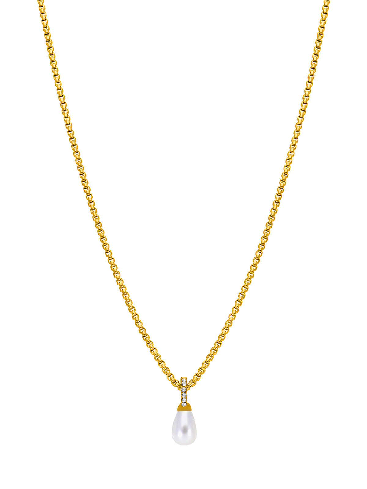 Collar Perla y Circonitas