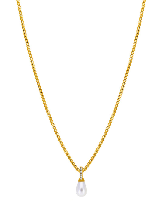 Collar Perla y Circonitas