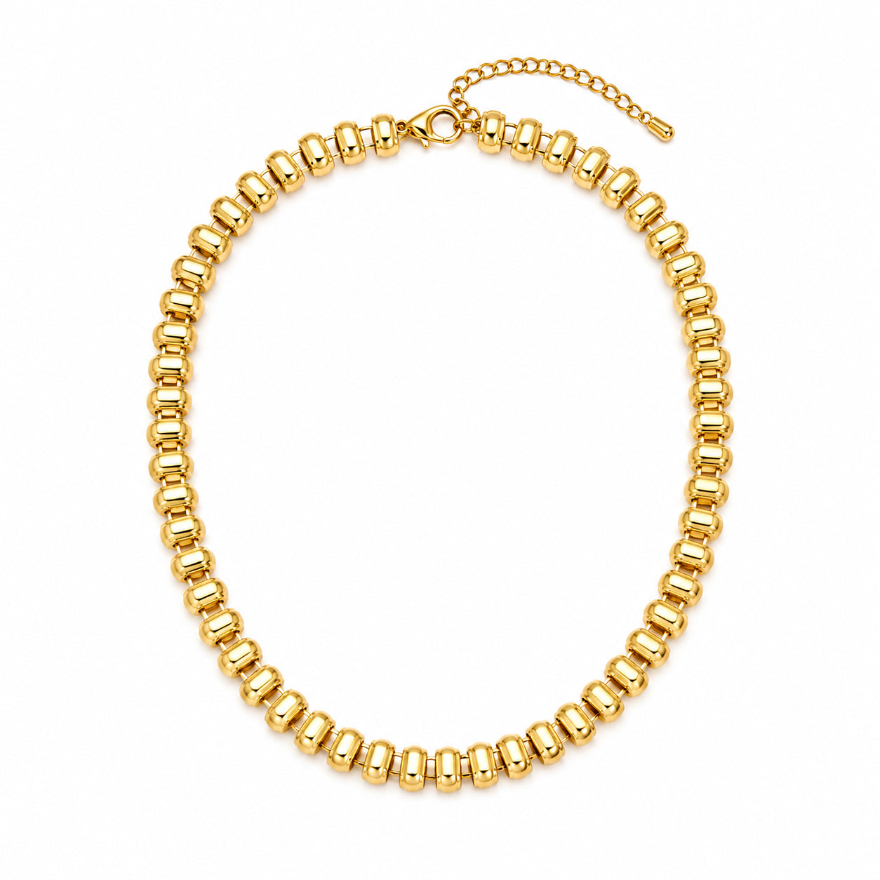 Collar liso acero
