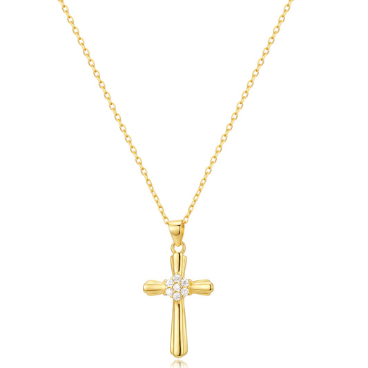 Collar Cruz Circonitas