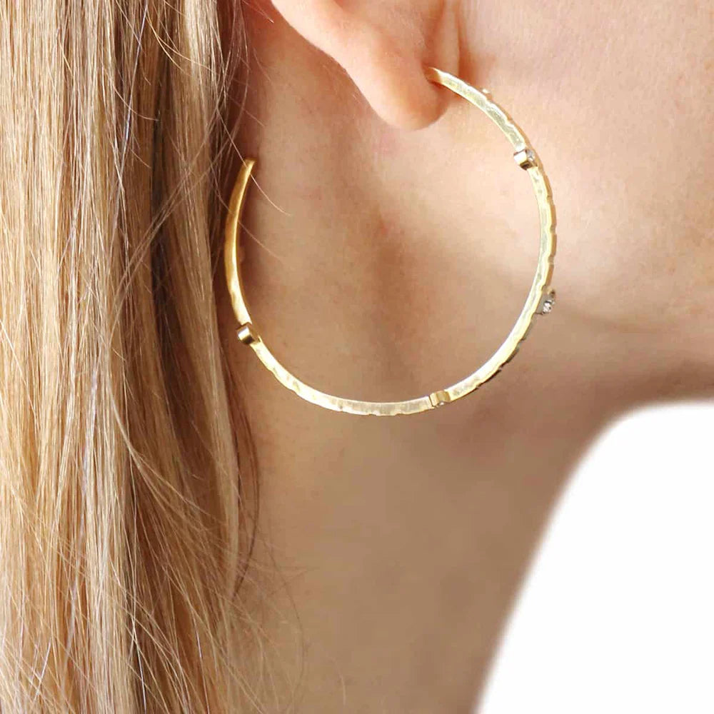 Pendientes Aro Circonitas