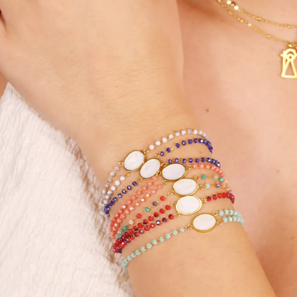 Pulsera Rosario Bolitas