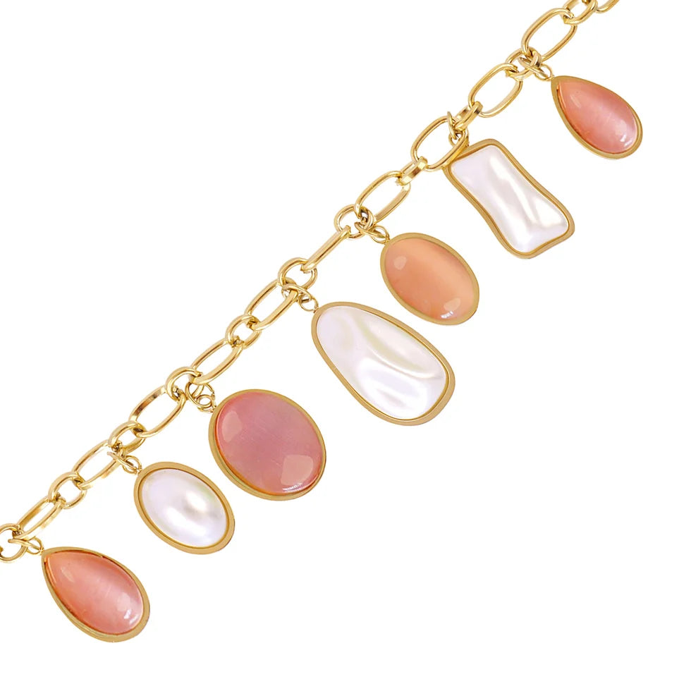 Pulsera Perlas y piedras