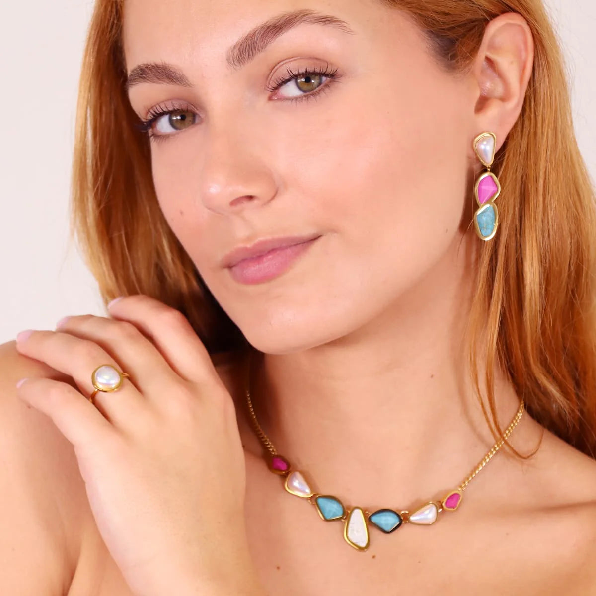 Anillo Perla acero