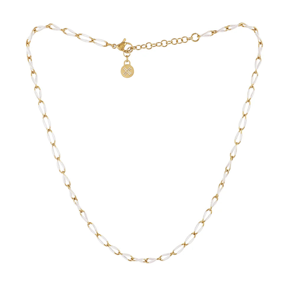 Collar eslabones esmalte