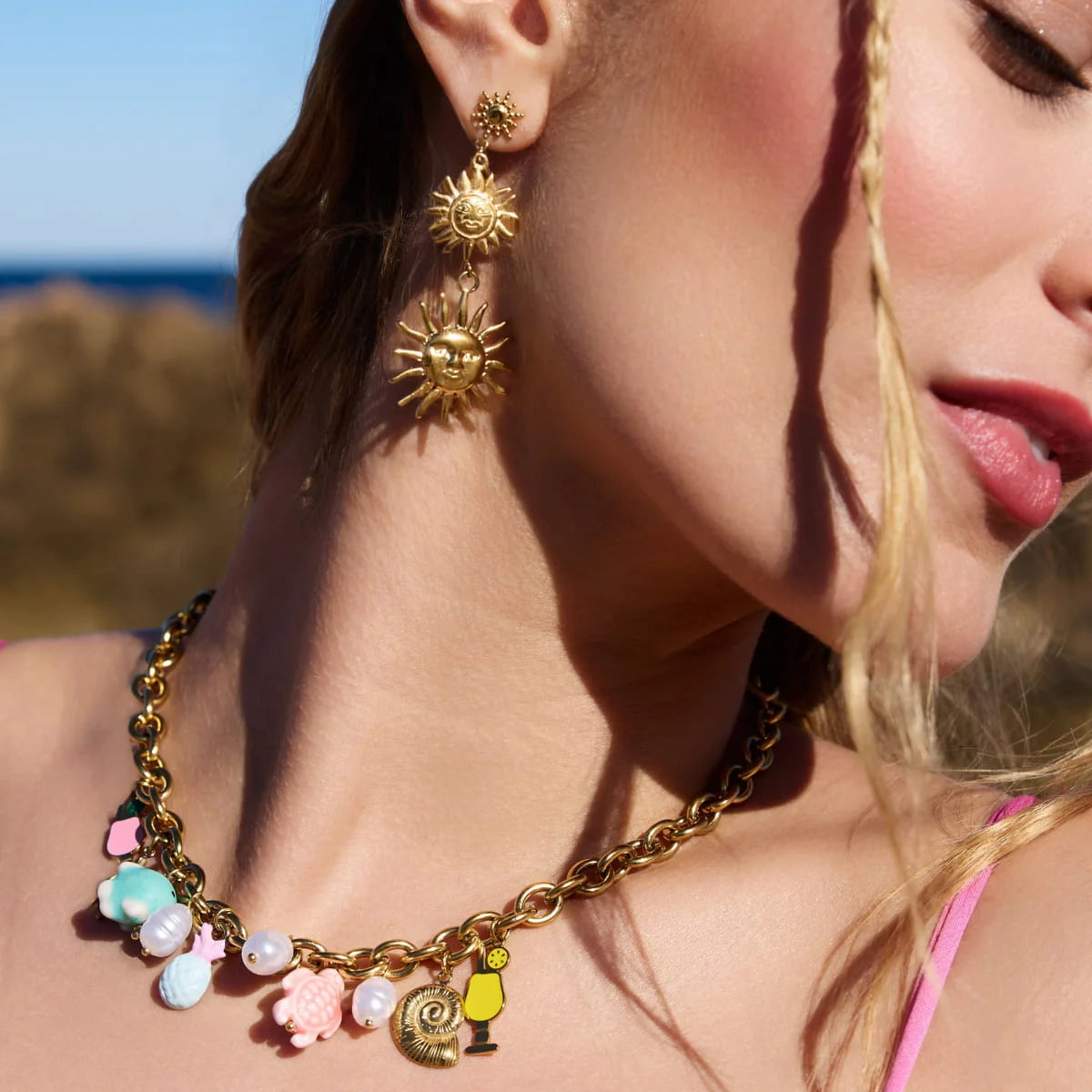 Pendientes Sol