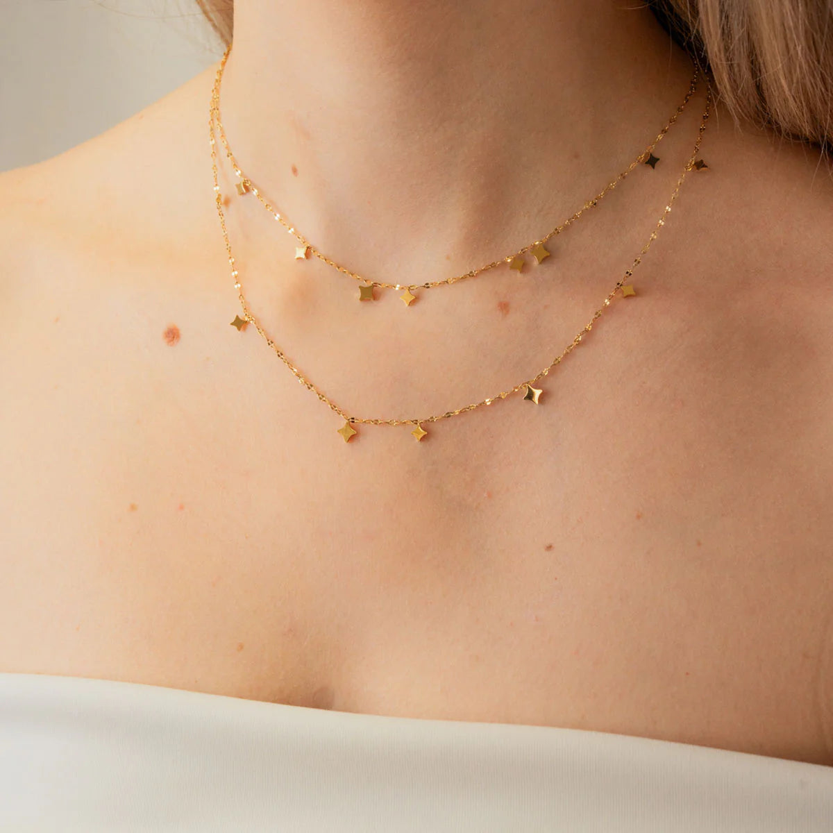Collar Doble Estrellas