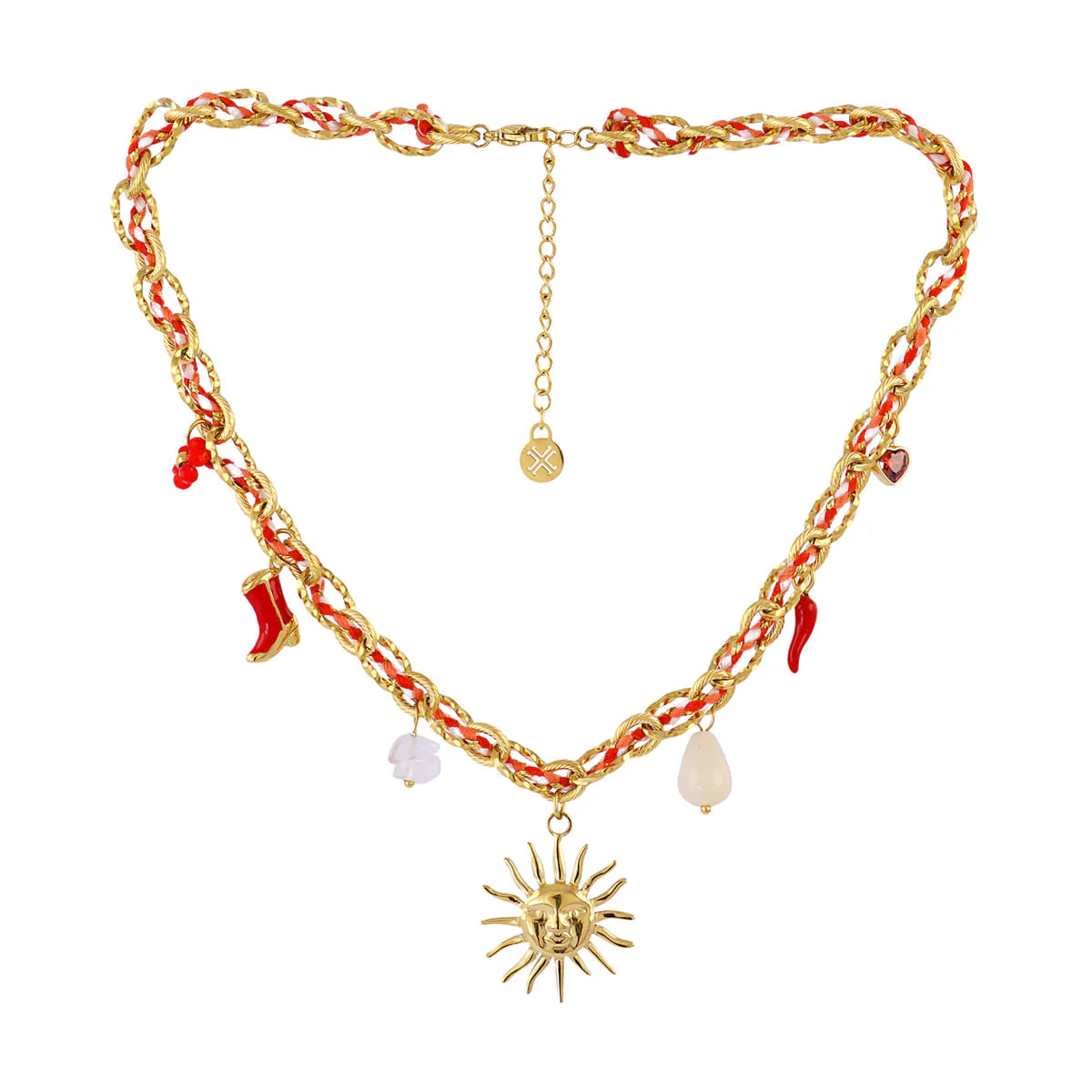 Collar Charms rojo