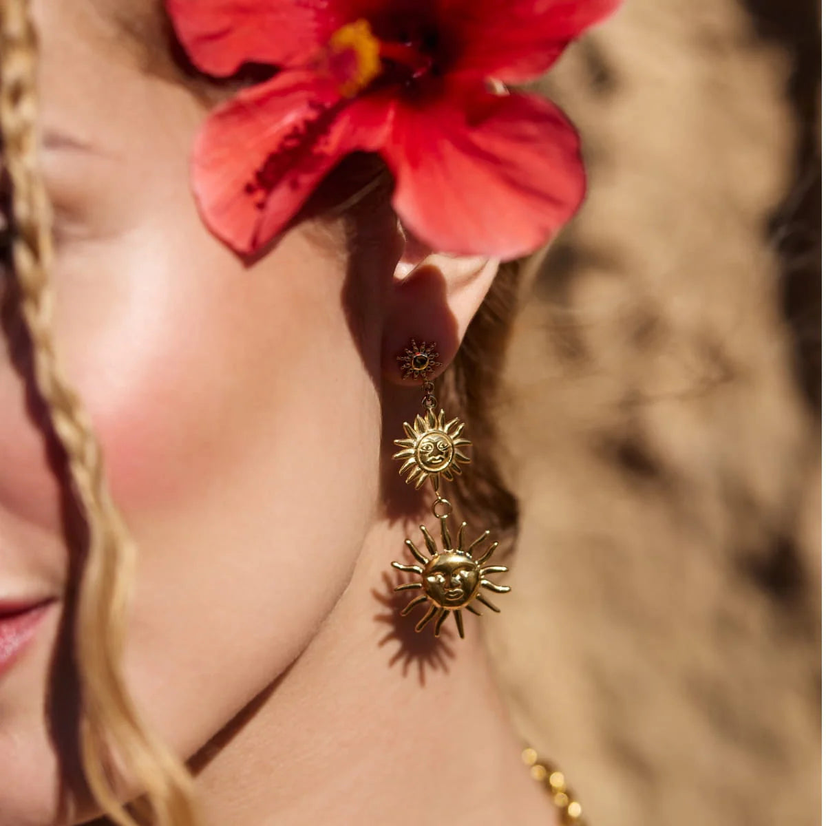 Pendientes Sol