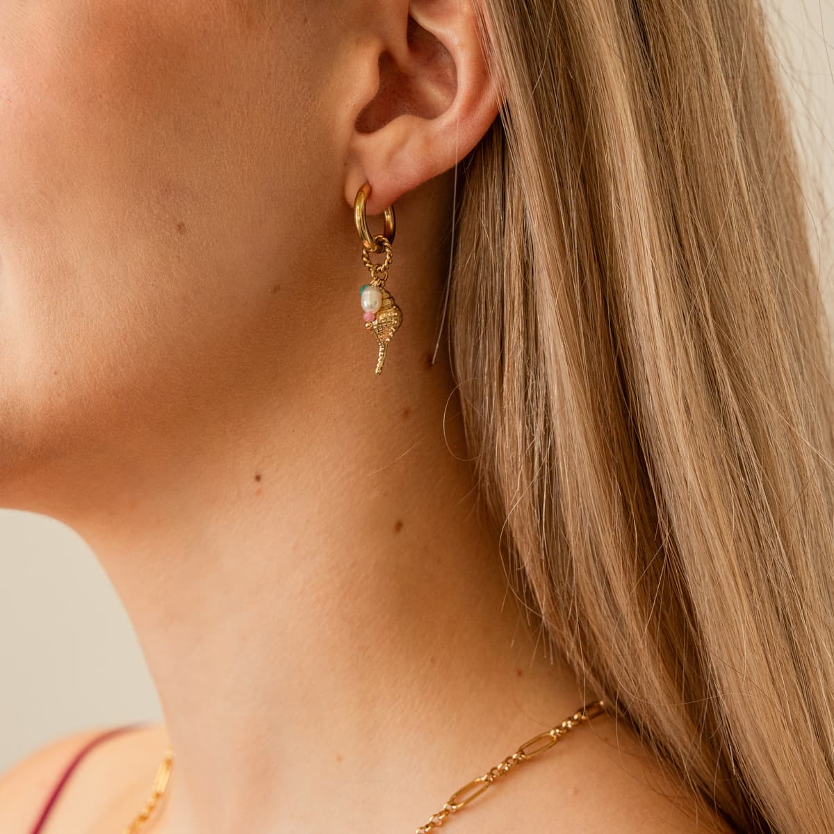 Pendientes Concha