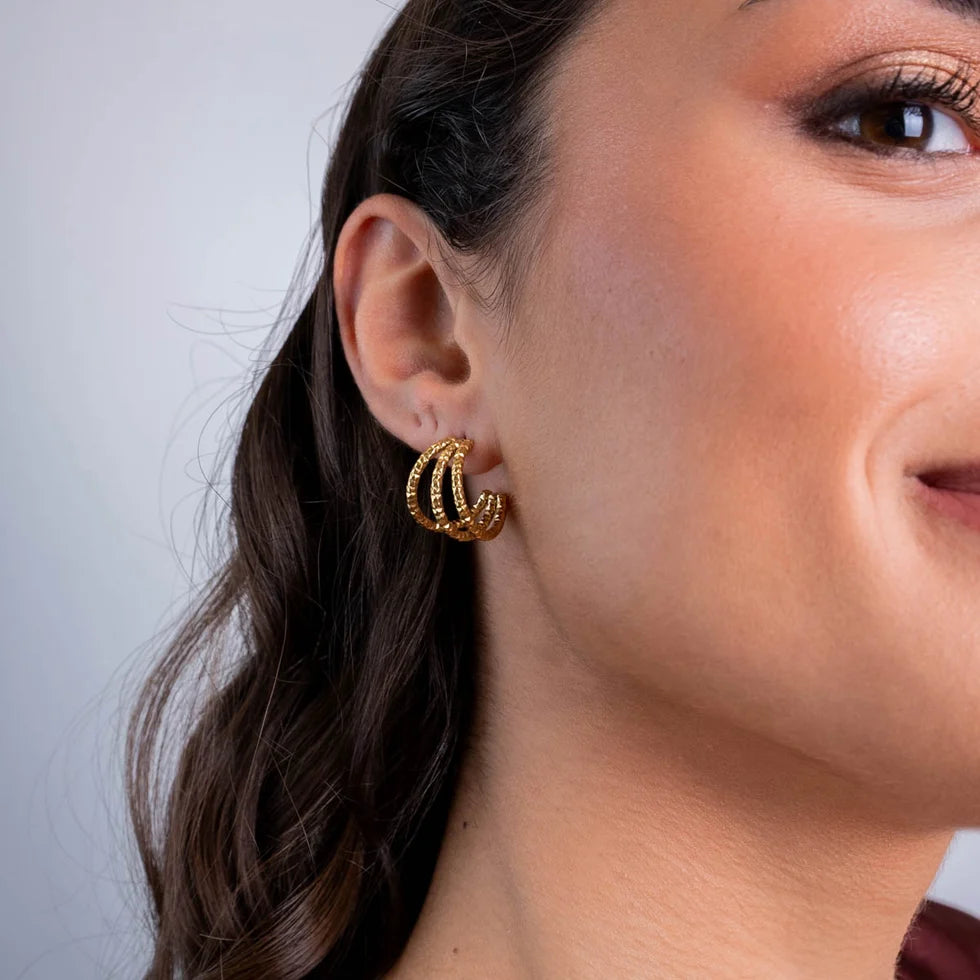 Aros triples brillo