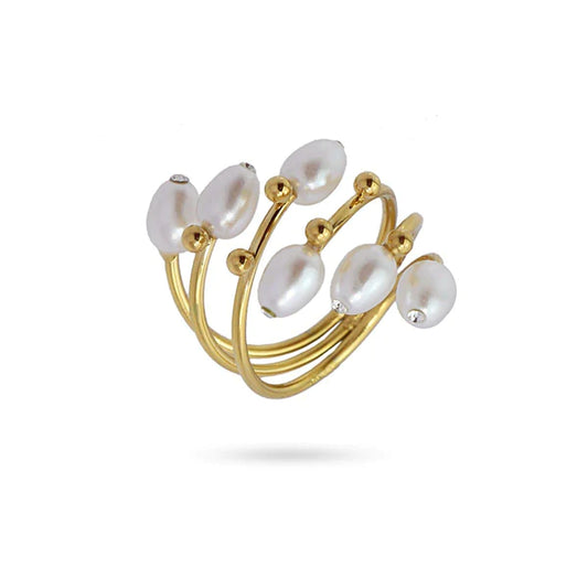 Anillo Perlas