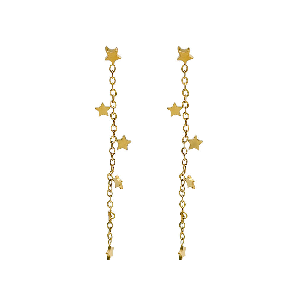 Pendientes Cadena Estrellas