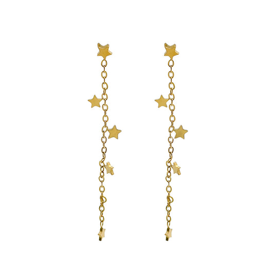 Pendientes Cadena Estrellas
