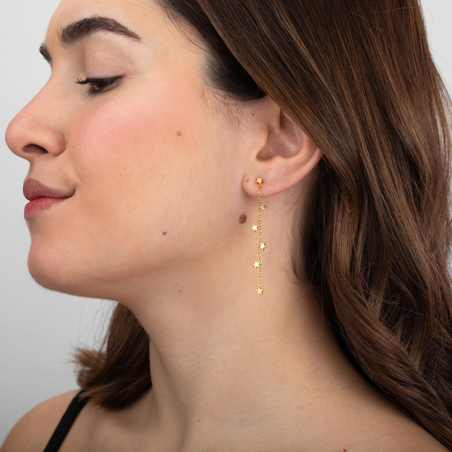 Pendientes Cadena Estrellas