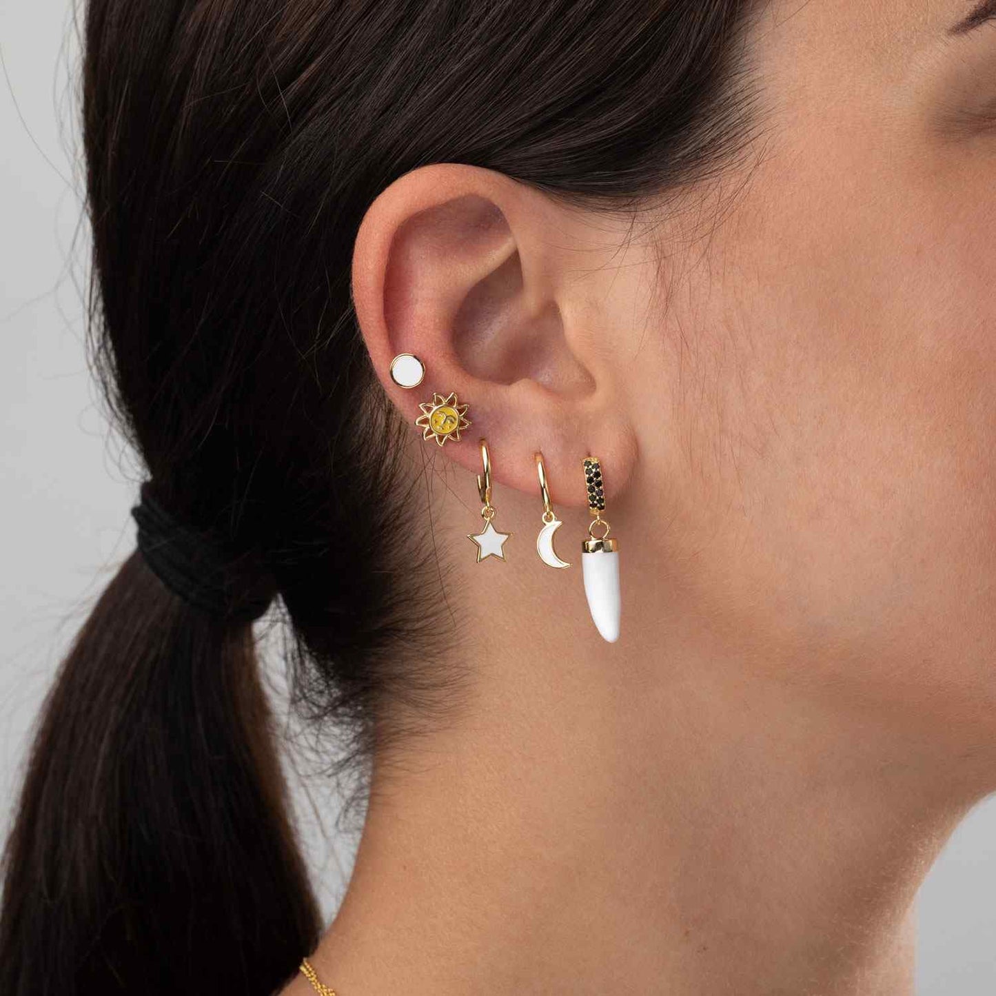 Aros Estrella Blanca