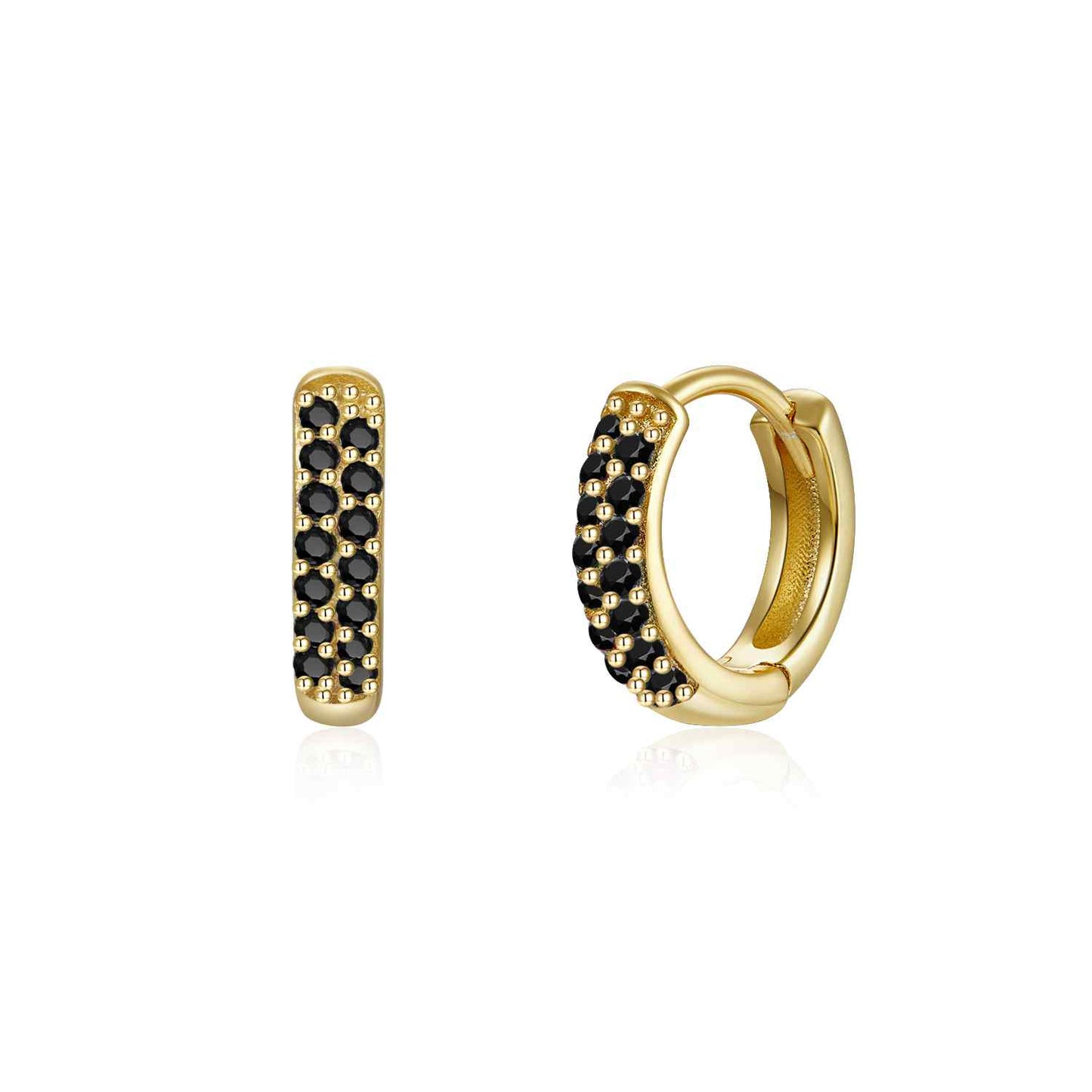 Piercing Aro circonitas negras