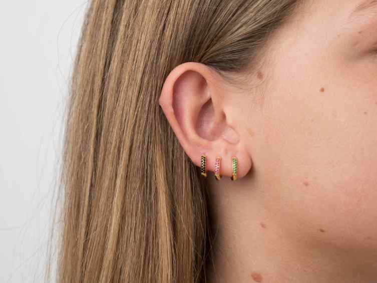 Piercing Aro circonitas negras