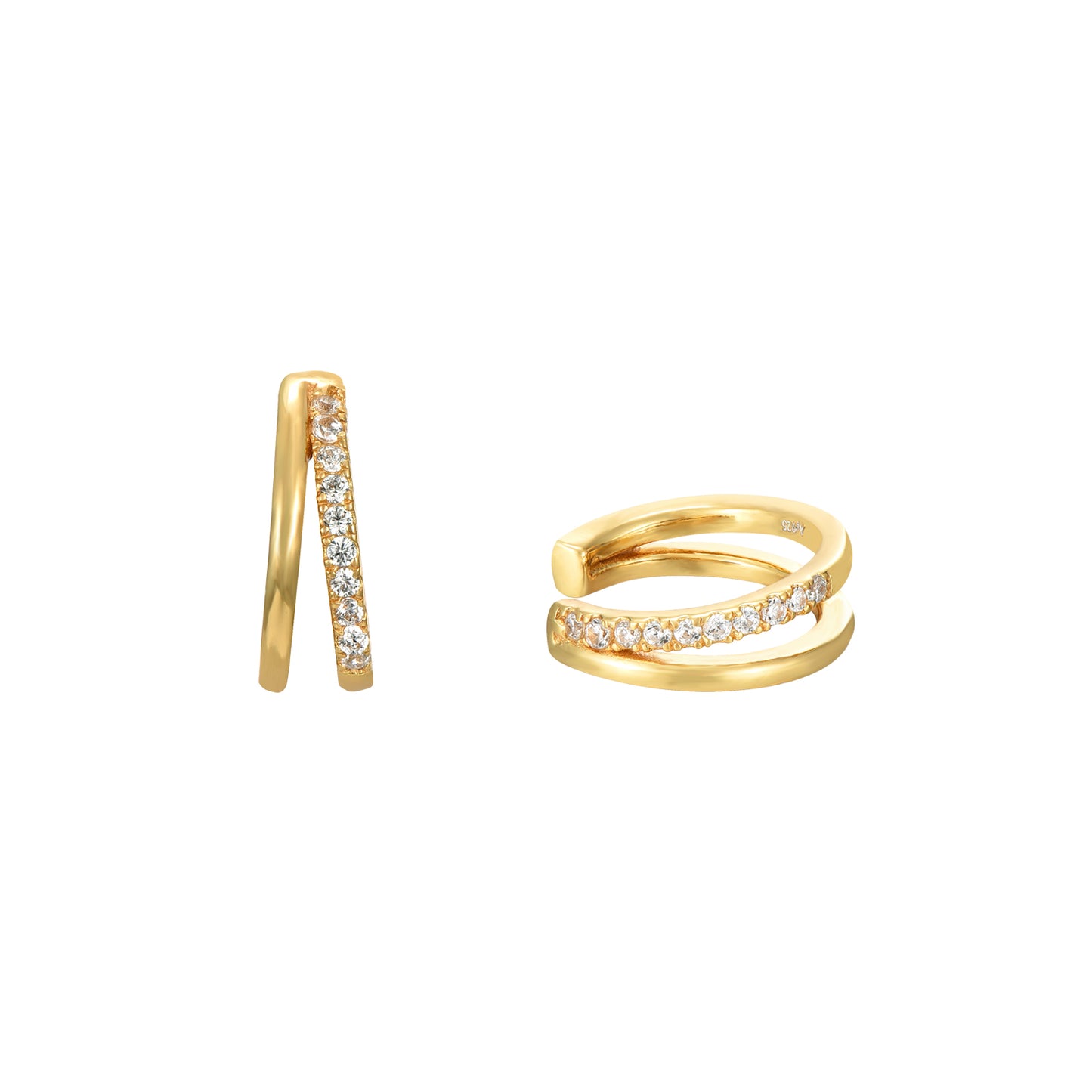 Earcuff doble circonitas