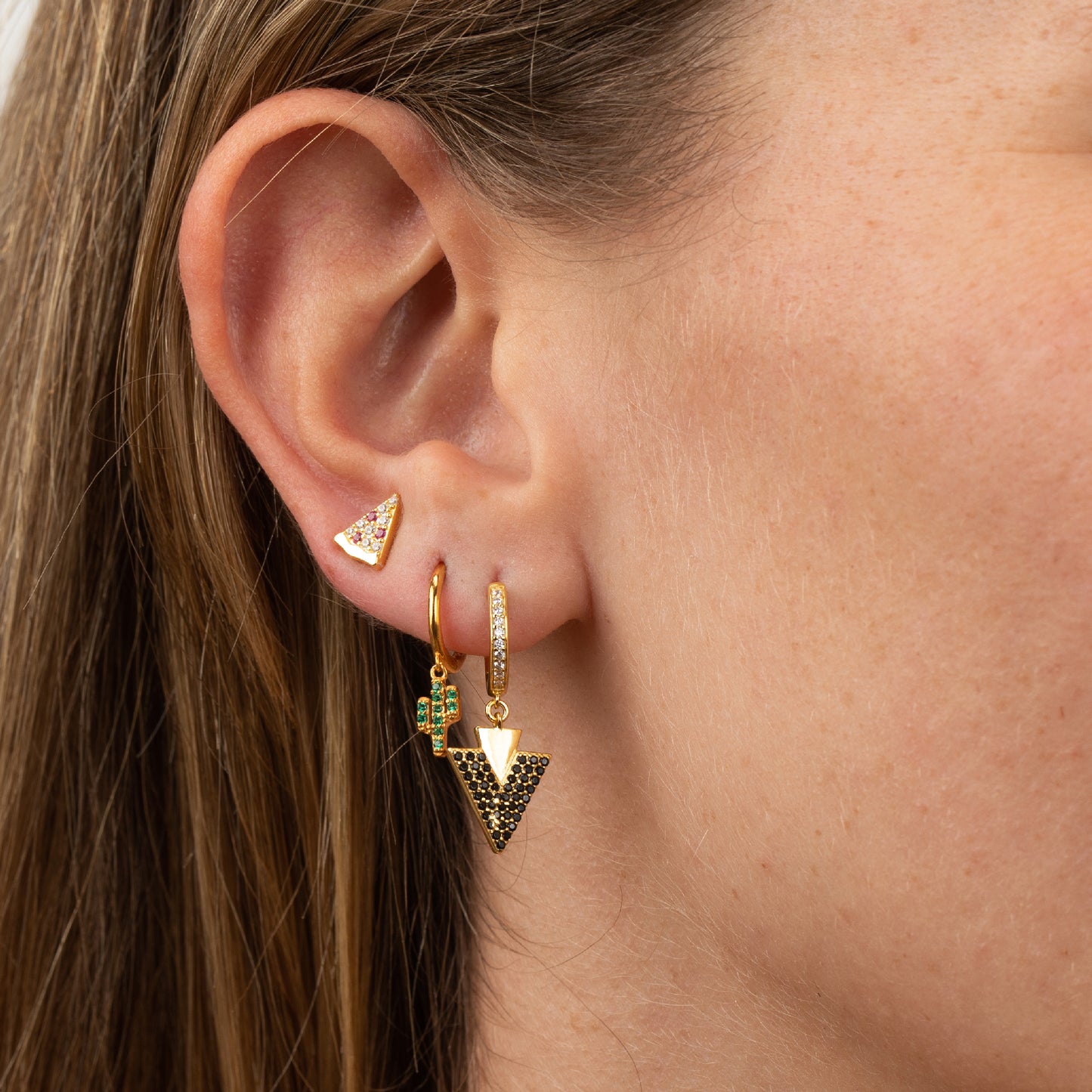 Pendientes aro Triángulo