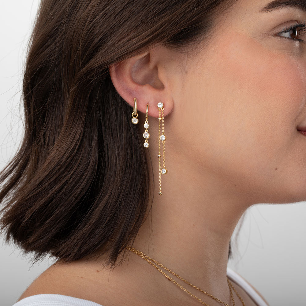 Pendientes Tres Circonitas