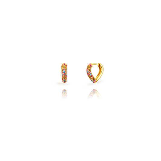 Pendientes Aro Corazón