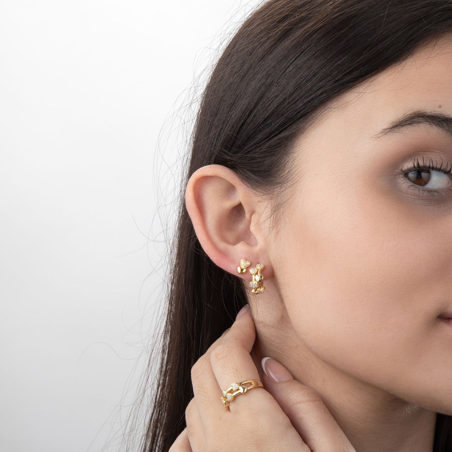 Piercing 2 Corazones