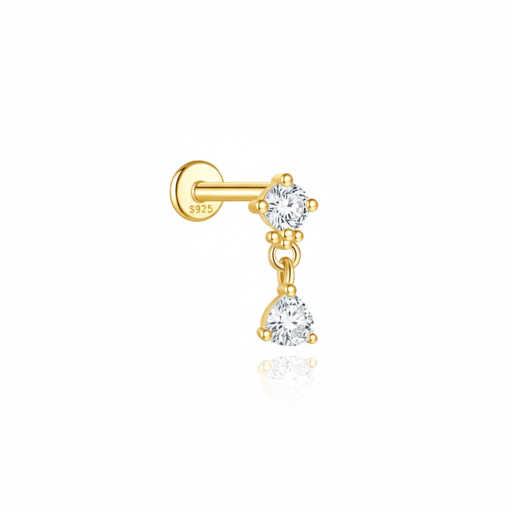 Piercing circonitas plata