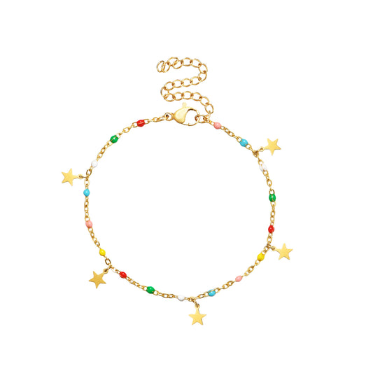 Pulsera Estrellas Colores