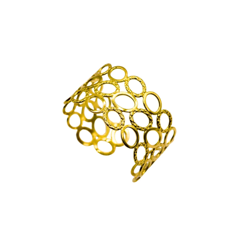 Pulsera Círculos rígida