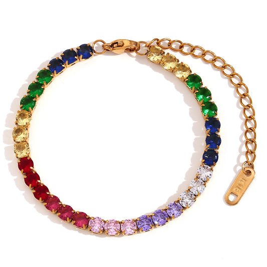 Pulsera Circonita Colores