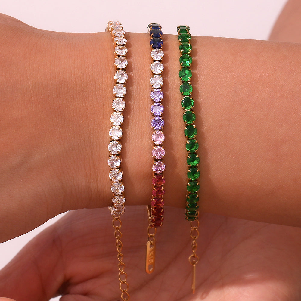Pulsera Circonita Colores
