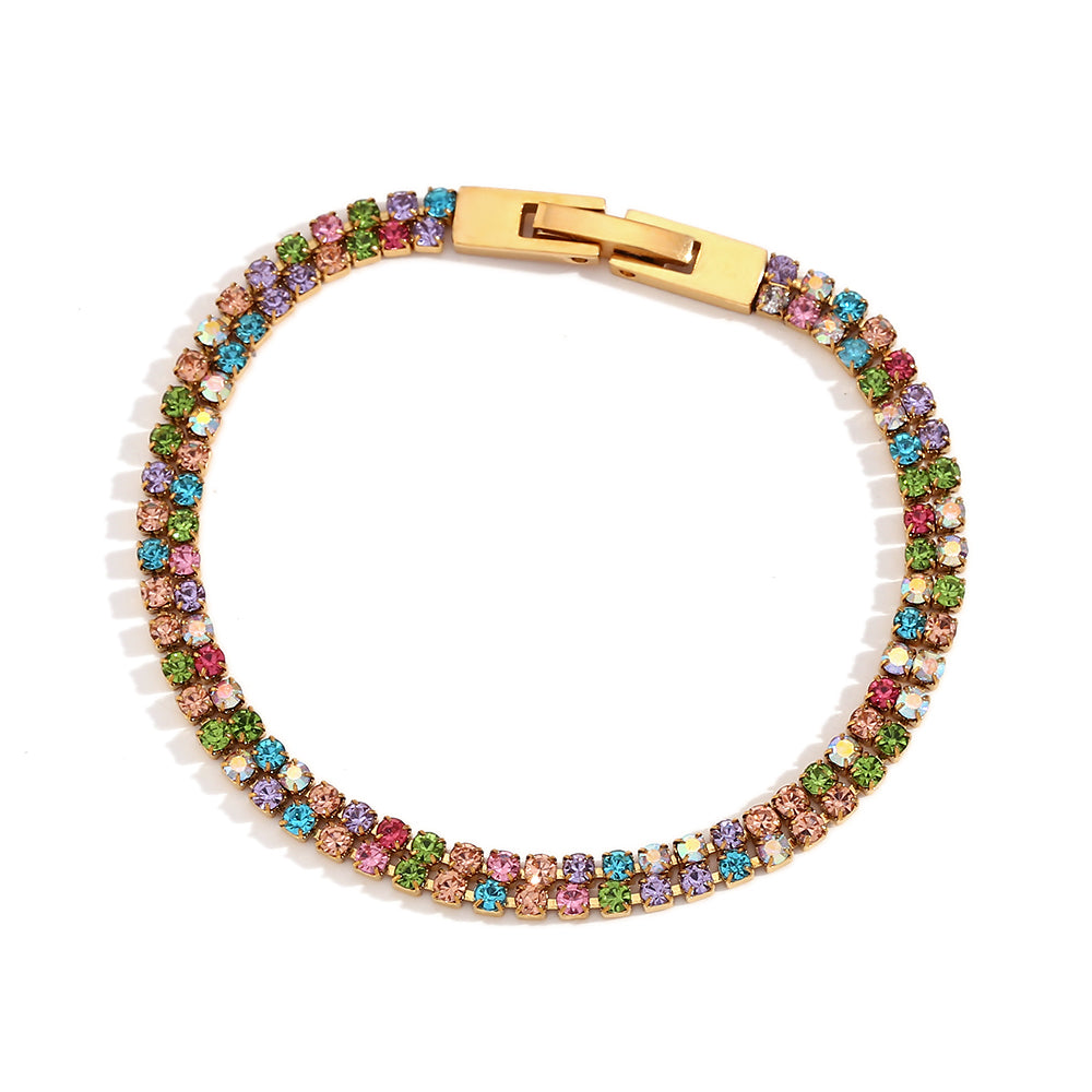 Pulsera Piedras Colores