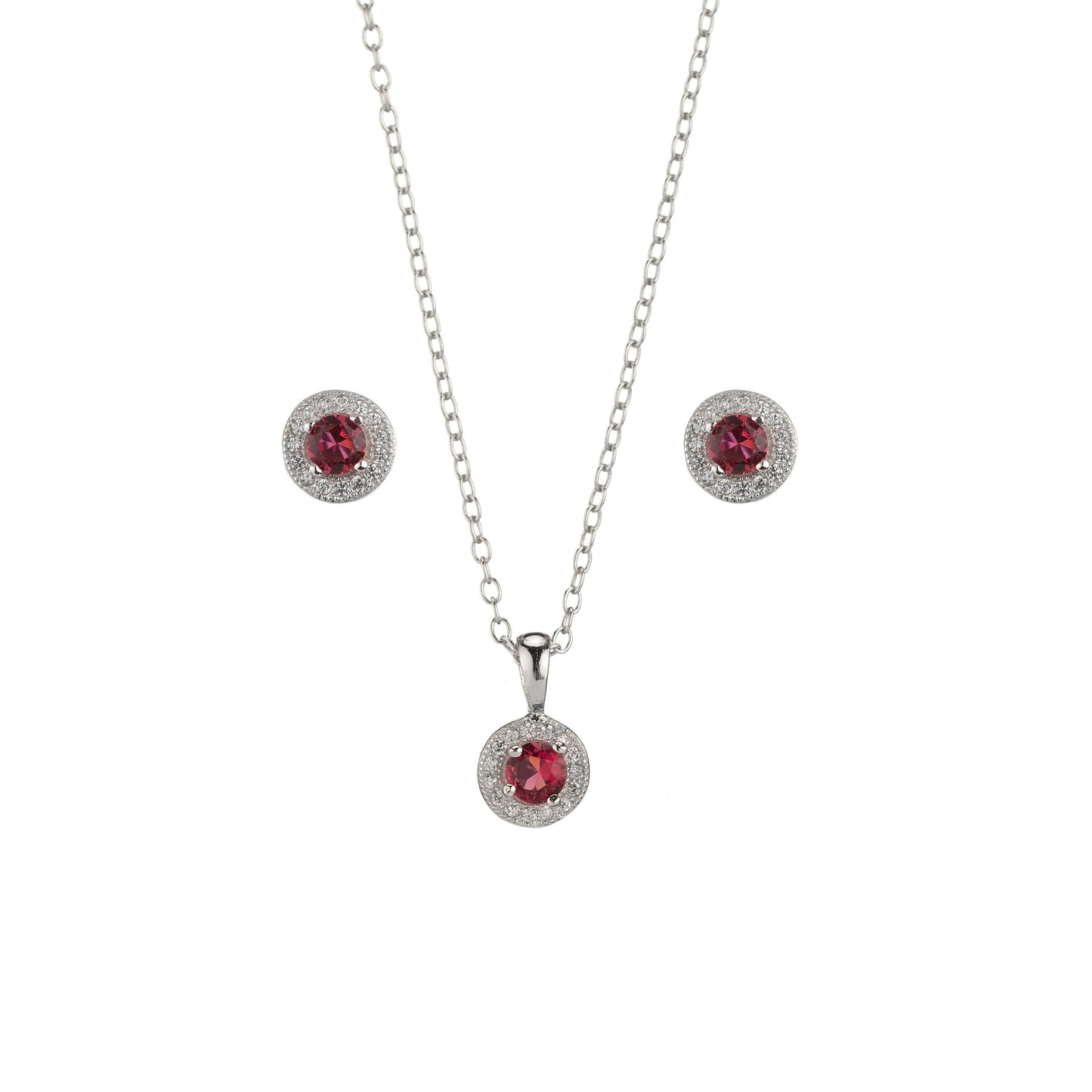 Conjunto Circonita Roja