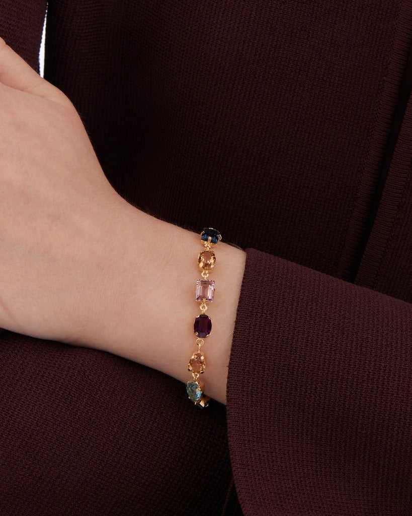 Pulsera Cristal Multicolor Victoria Cruz