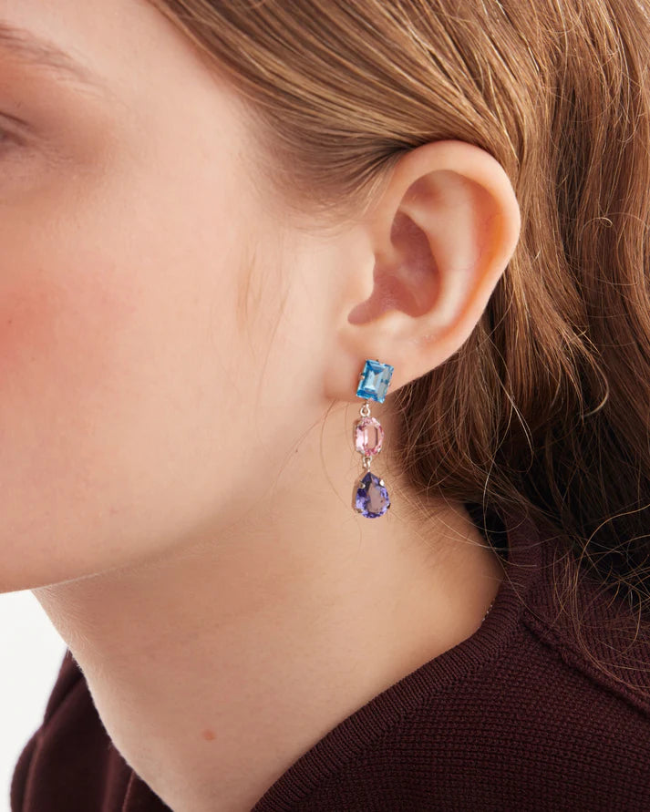 Pendientes Cristal Multicolor Victoria Cruz