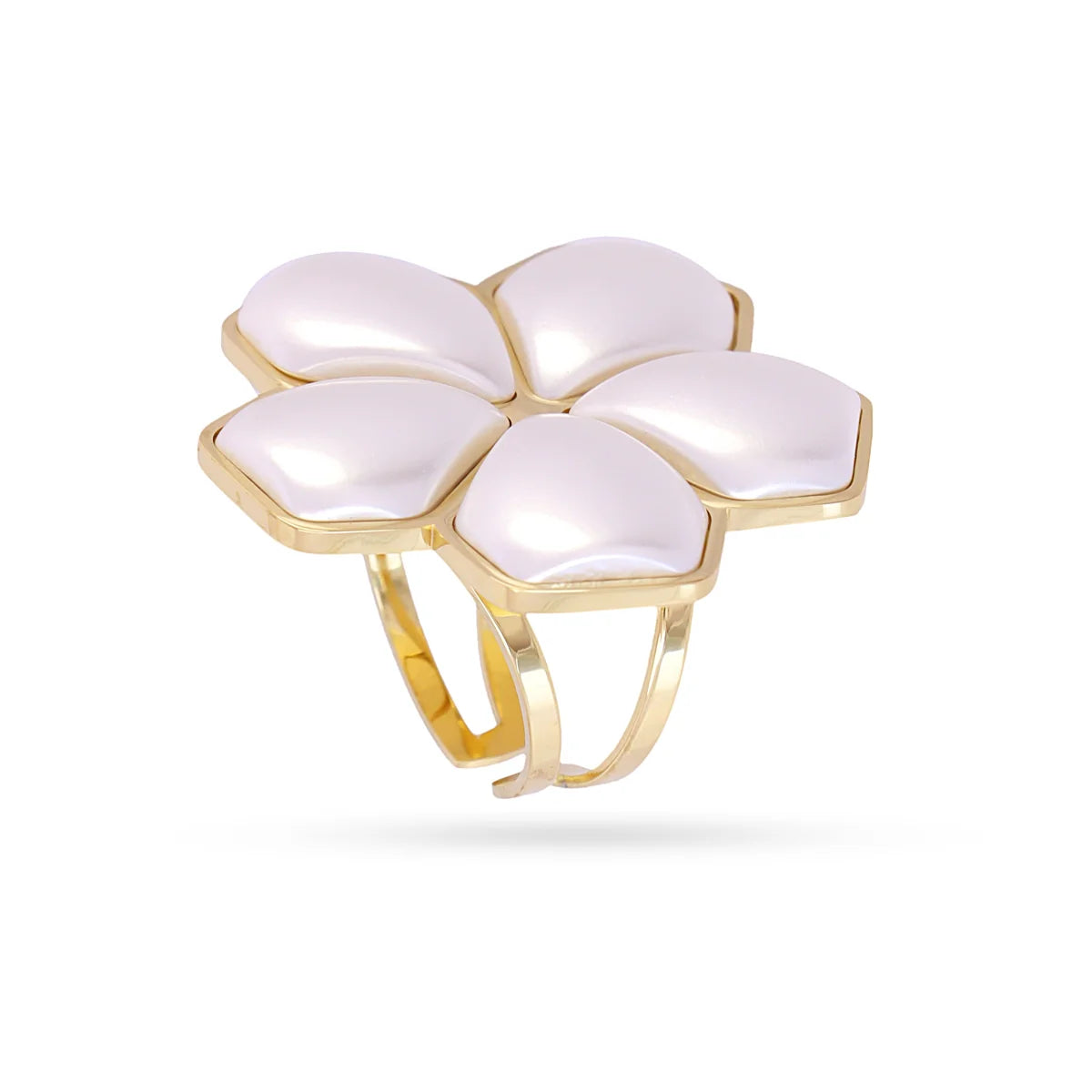 Anillo Flor Perla