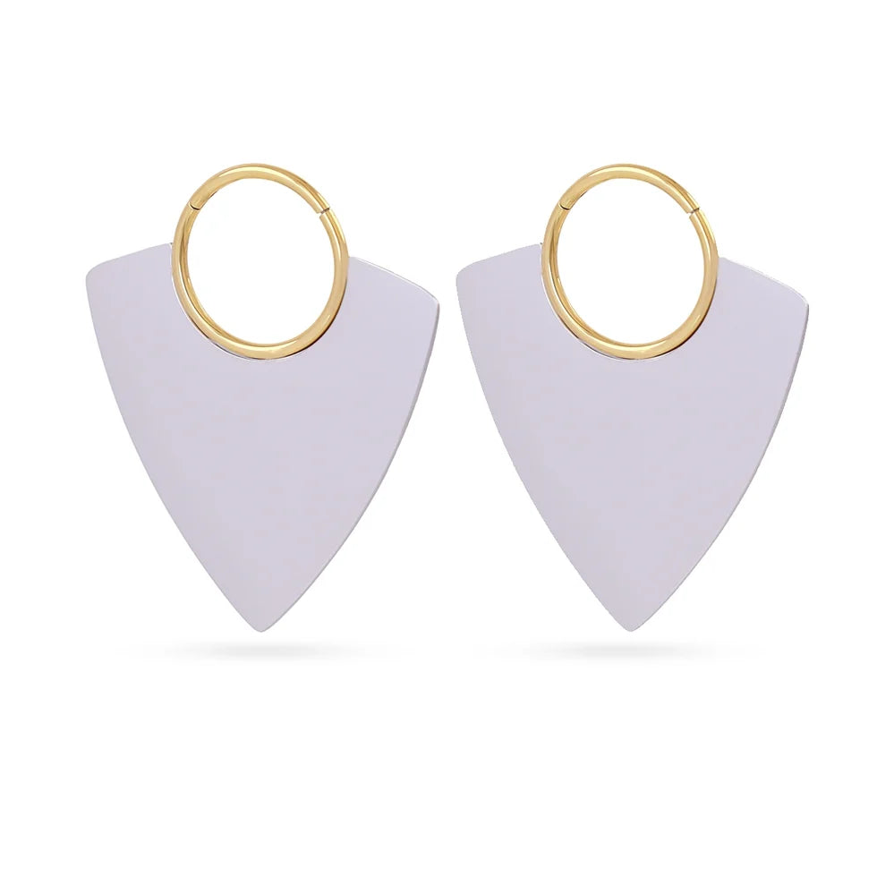 Aros geométricos bicolor