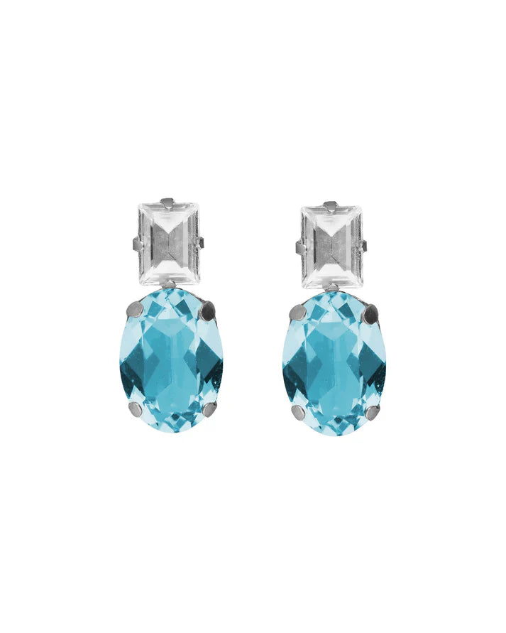 Pendientes Cristal Oval Victoria Cruz