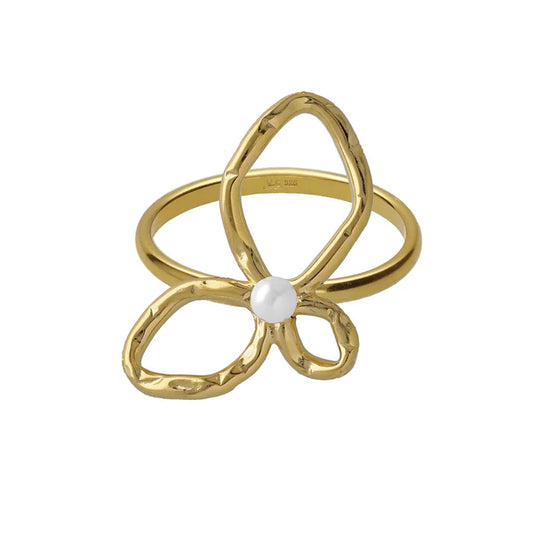 Anillo Hoja Victoria Cruz