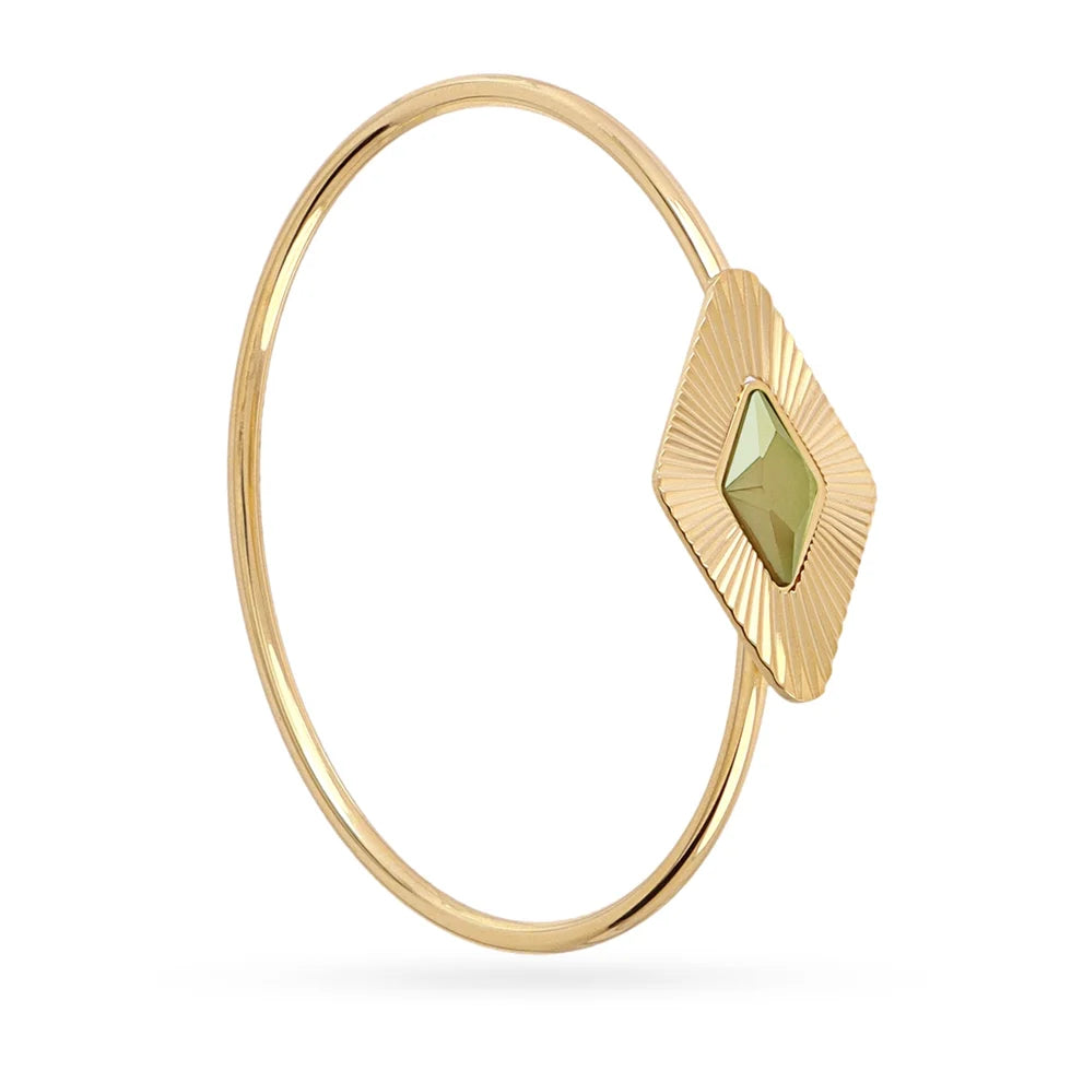 Brazalete piedra verde