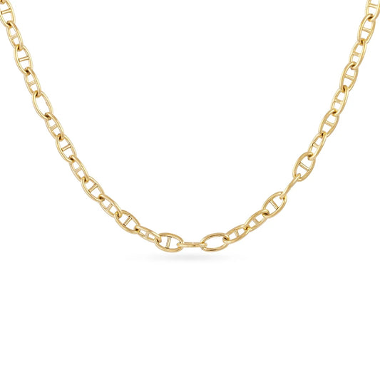 Collar eslabones ovalados