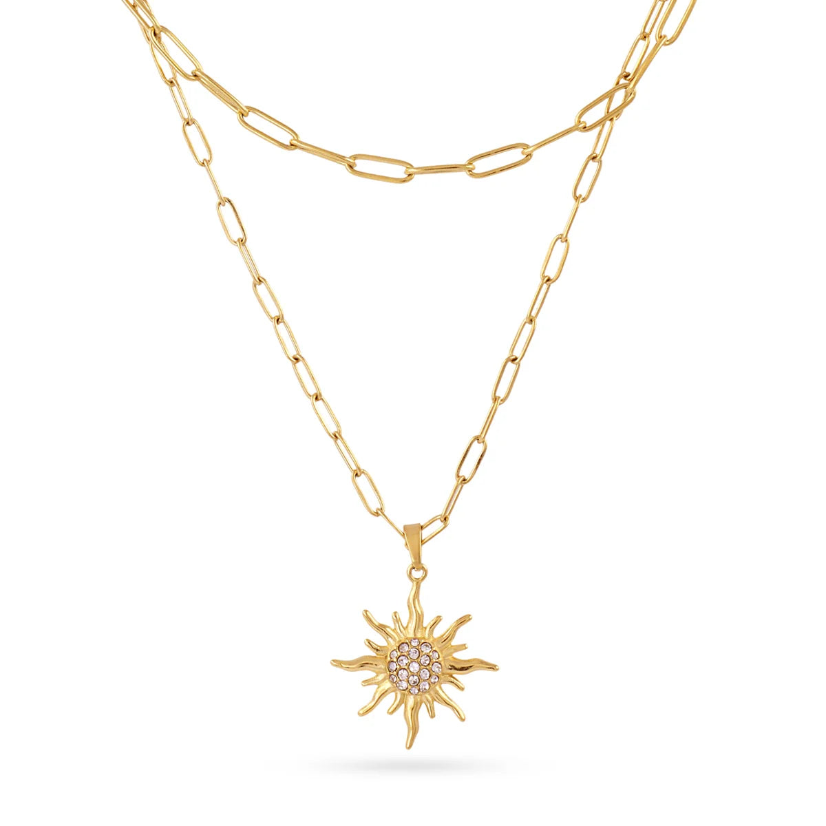 Collar Sol doble