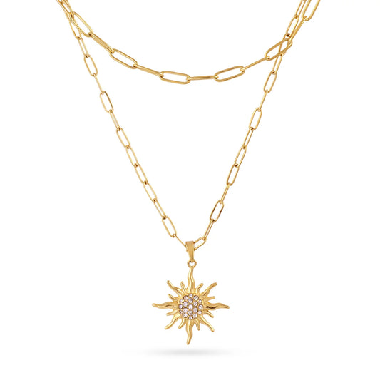 Collar Sol doble