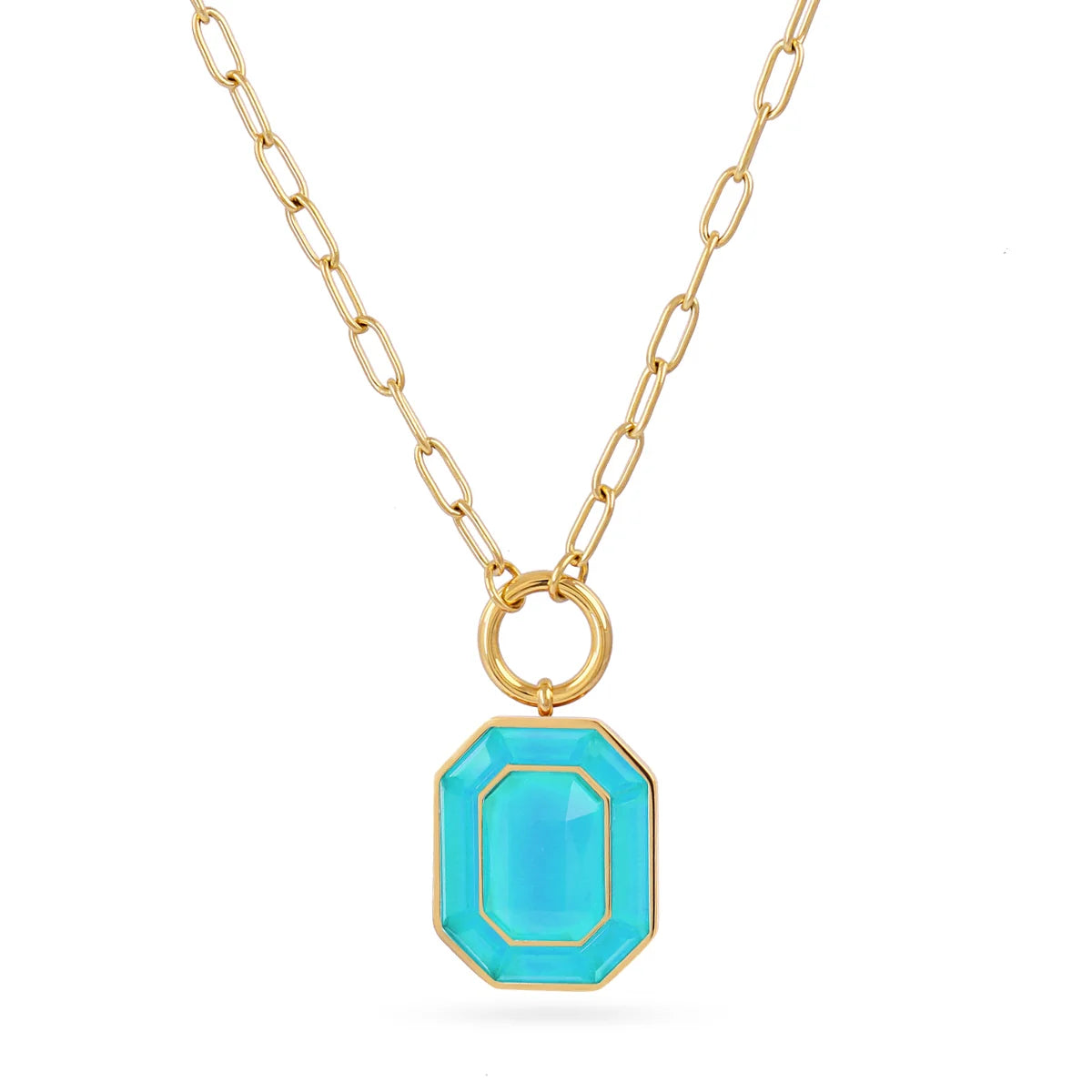 Collar Turquesa Pixel