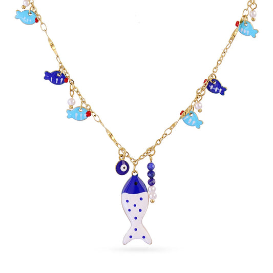 Collar Pez Azul