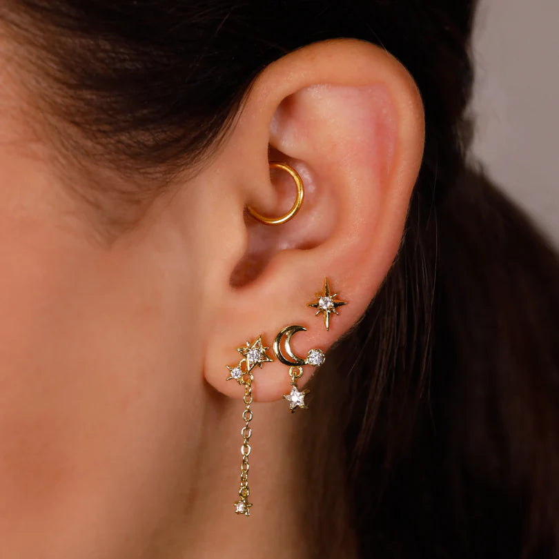 Piercing Cadena Estrellas