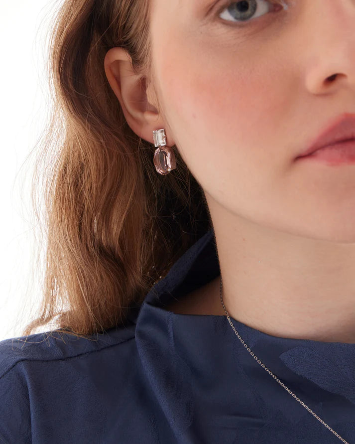 Pendientes Cristal Oval Victoria Cruz