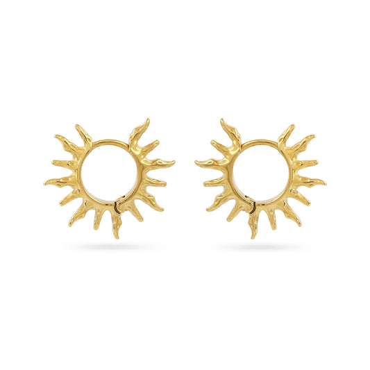 Pendientes Sol aro