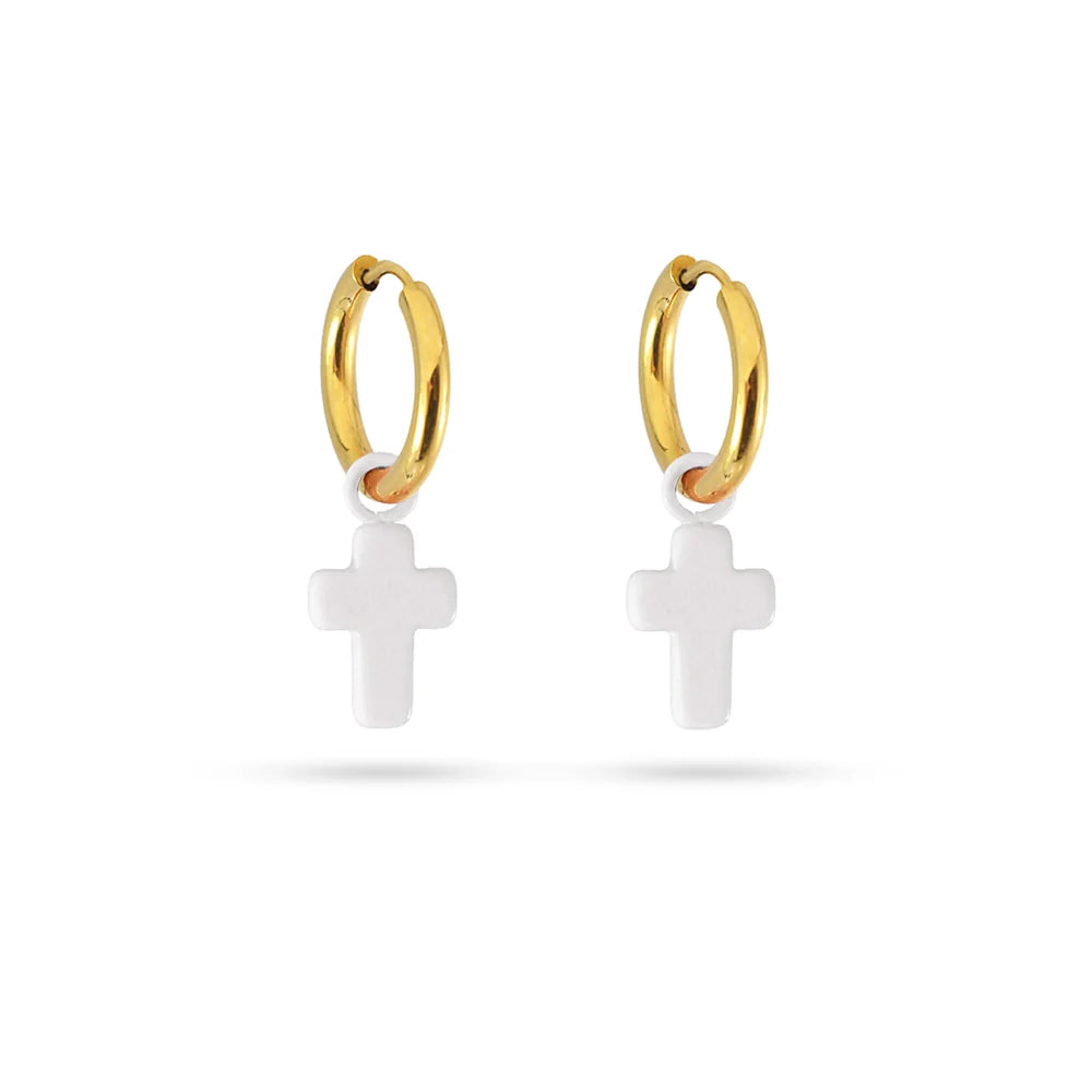 Pendientes Cruz Latina